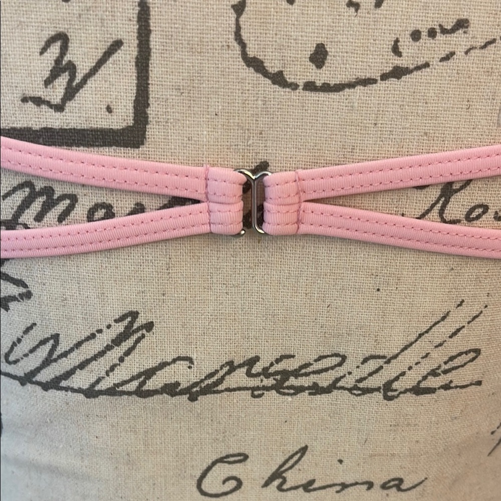 Pursuit | Pink Ribbed Bikini Set Size Large - Picture 8 of 10